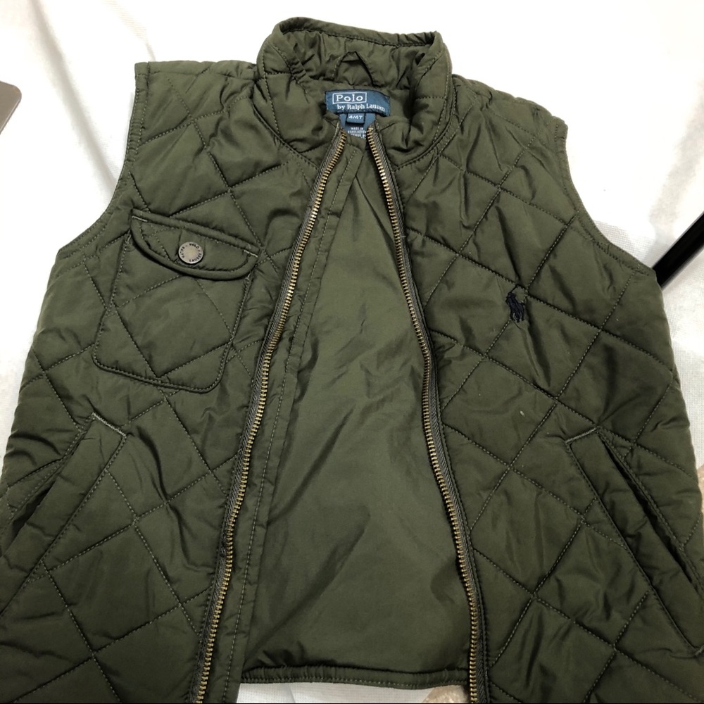 Polo Ralph Lauren quilted winter vest, EUC